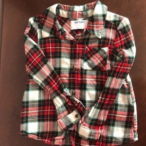Old Navy Girls Flannel Shirt